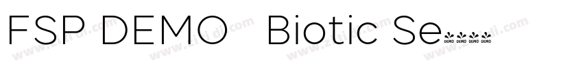 FSP DEMO   Biotic Se字体转换